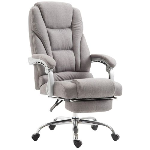 4251380464913 - Bürostuhl Pacific mit Stoffbezug Schreibtischstuhl mit Laufrollen Relaxsessel mit ausziehbarer Fußstütze Max Belastbarkeit 150 kg 4251380464913 - Bürostuhl Pacific mit Stoffbezug Schreibtischstuhl mit Laufrollen Relaxsessel mit ausziehbarer Fußstütze Max Belastbarkeit 150 kg