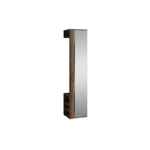 4251942211283 - Byliving - Flurgarderobe ben Garderobe Old Wood mit Spiegel Spiegelschrank für den Flur mit Kleiderstange und Ablage b 40 h 184 t 35 cm 4251942211283 - Byliving - Flurgarderobe ben Garderobe Old Wood mit Spiegel Spiegelschrank für den Flur mit Kleiderstange und Ablage b 40 h 184 t 35 cm