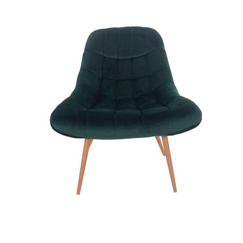 4059865184499 - Sessel XXL Samt grün Holzoptik Relaxsessel Polstersessel Loungesessel