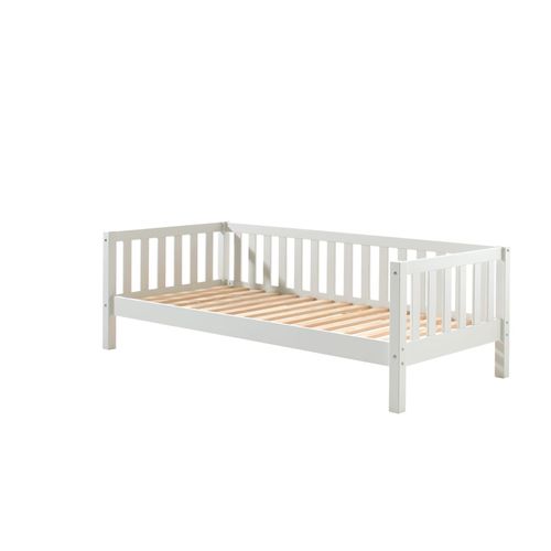 5420070237239 - Kojen Bett Fritz mit Sprossenumrandung u Rolllattenrost Liegefläche 90 x 200 versch Ausführungen Weiß lackiert 5420070237239 - Kojen Bett Fritz mit Sprossenumrandung u Rolllattenrost Liegefläche 90 x 200 versch Ausführungen Weiß lackiert