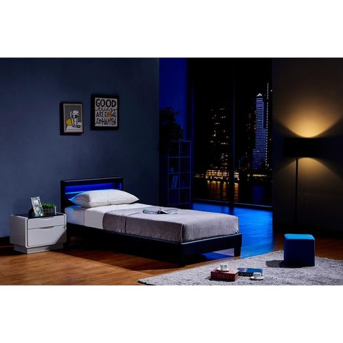 4058166164483 - HOME DELUXE LED Bett Astro inkl Matratze versch Größen und Farben - Schwarz 4058166164483 - HOME DELUXE LED Bett Astro inkl Matratze versch Größen und Farben - Schwarz