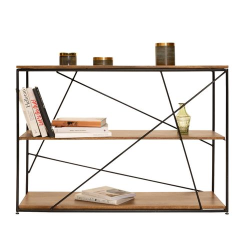 4059865166112 - Standregal Mangoholz Metall Regal Bücherregal Kommode Sideboard Metallregal 4059865166112 - Standregal Mangoholz Metall Regal Bücherregal Kommode Sideboard Metallregal