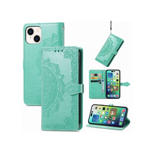 4066914380849 - Hülle Handy Schutz für Apple iPhone 15 Plus Case Cover Klapp Tasche Wallet Etuis