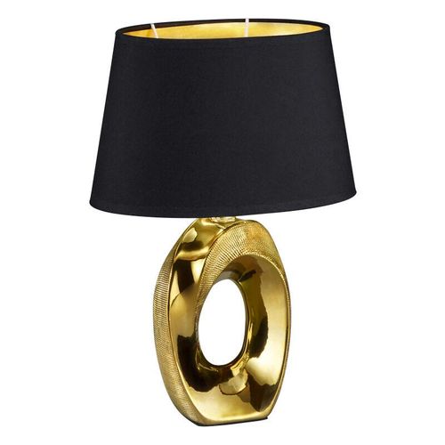 4017807377484 - Realityleuchten - Design Nacht Schreib Tisch Leuchte schwarz gold Schlaf Zimmer Lese Lampe Reality Leuchten R50511079