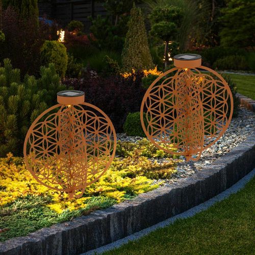 4059157189294 - Etc-shop - Kugel Solarleuchten für Außen Kugelleuchten Garten Solar Solarlampe orientalisch Kugel rostfarben Lichteffekt Muster Lebensblume 1x led 4059157189294 - Etc-shop - Kugel Solarleuchten für Außen Kugelleuchten Garten Solar Solarlampe orientalisch Kugel rostfarben Lichteffekt Muster Lebensblume 1x led