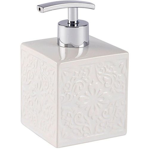 4008838219935 - Seifen Spender Cordoba 500 ml Dosierer Bad Keramik Ornamenten wc Küchen - weiss - Wenko