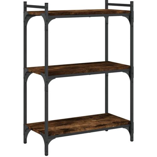 8721012194311 - Bonnevie - Bücherregal 3 Böden Räuchereiche 60x30x86 cm Holzwerkstoff vidaXL147965