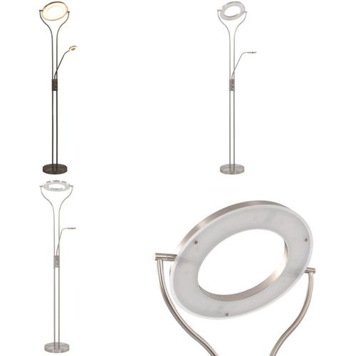 8721115706084 - Vidaxl - Stehlampe 18 w Silbern 180 cm Dimmbar - Stehleuchte - Stehleuchten - Home & Living - Silber