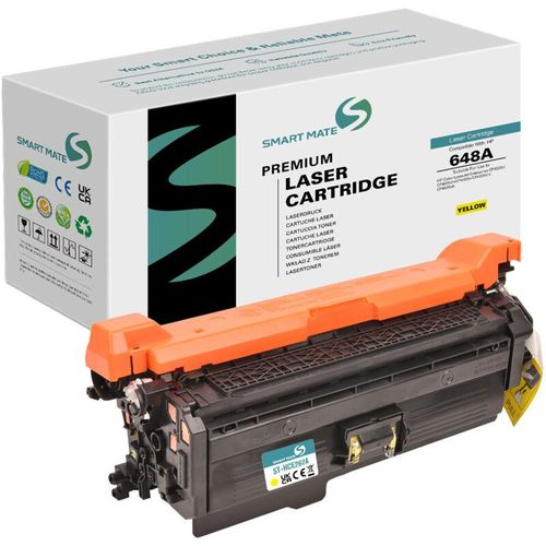 6941881211878 - - SmartMate wiederaufbereitete Laser Toner Patrone für hp CE262A (648A) Gelb