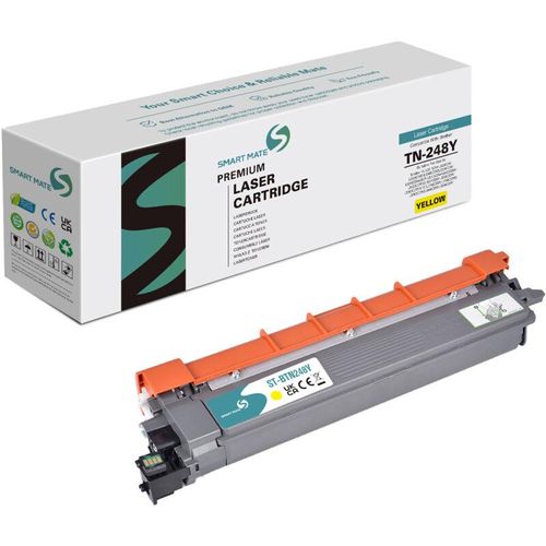 6942383137246 - - SmartMate wiederaufbereitete Laser Toner Patrone für TN-248Y Gelb