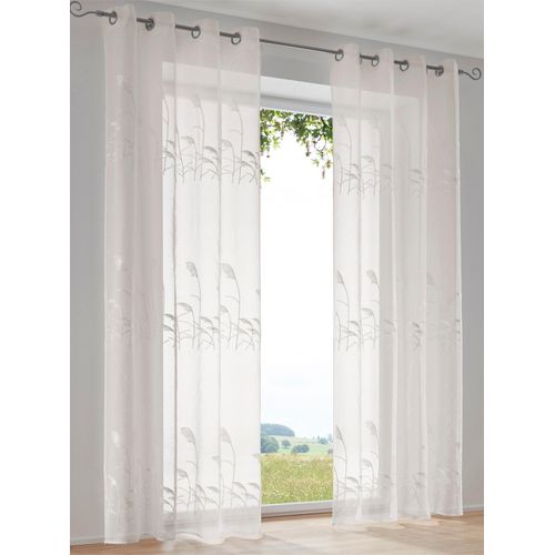 6933897922701 - Gardine HEINE HOME Gr 1 weiß (sanftes weiß) Gardinen 145cm Ösen Ösen 135cm Polyester B135cm H145cm 6933897922701 - Gardine HEINE HOME Gr 1 weiß (sanftes weiß) Gardinen 145cm Ösen Ösen 135cm Polyester B135cm H145cm