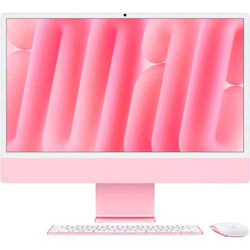 0195949598449 - 24-inch iMac with Retina 45K display M4 chip with 10-core CPU and 10-core GPU 16GB 512GB SSD - Pink