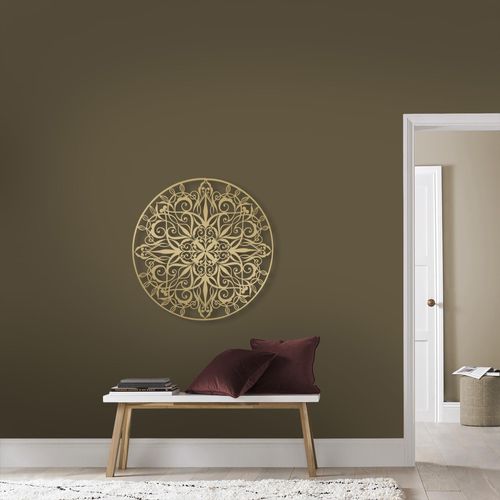 5011583537314 - Wandbild ART FOR THE HOME Mandala Rund Bilder Gr B H T 80 cm x 80 cm x 12 cm 1 St goldfarben (gold) Kunstdrucke Luxus Metal Art Wanddeko