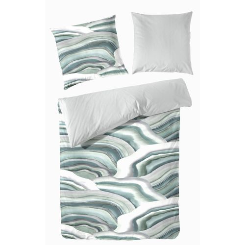 4002895173759 - Wendebettwäsche PRIMERA Mako-Satin Bettwäsche Achat Gr B L 135 cm x 200 cm (1 St) B L 80 cm x 80 cm (1 St) Mako-Satin grün Bettwäsche 135x200 cm mit einem natürlichen Wellenmuster 4002895173759 - Wendebettwäsche PRIMERA Mako-Satin Bettwäsche Achat Gr B L 135 cm x 200 cm (1 St) B L 80 cm x 80 cm (1 St) Mako-Satin grün Bettwäsche 135x200 cm mit einem natürlichen Wellenmuster