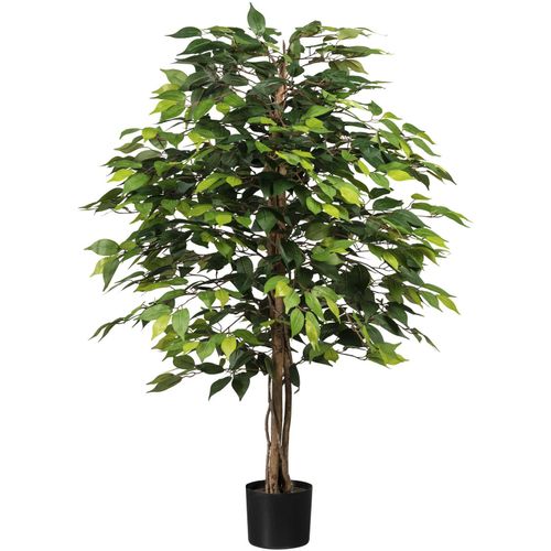 4003529889558 - Kunstpflanze CREATIV GREEN Ficus Benjamini Kunstpflanzen Gr H 120 cm 1 St grün Kunstpalme Kunstpflanze Kunstpalmen Kunstpflanzen