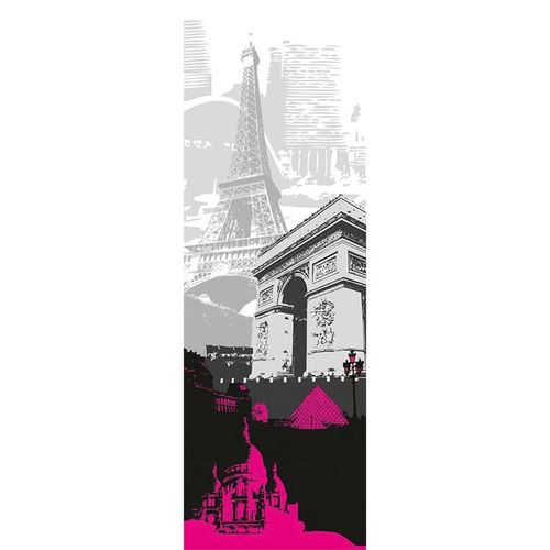 4051315087497 - Fototapete Paris Tapeten Grafik Tapete Stadt paris Grau Pink Panel 100m x 280m Gr B L 1 m x 28 m lila (grau schwarz lila) Fototapeten Stadt Tapeten 4051315087497 - Fototapete Paris Tapeten Grafik Tapete Stadt paris Grau Pink Panel 100m x 280m Gr B L 1 m x 28 m lila (grau schwarz lila) Fototapeten Stadt Tapeten