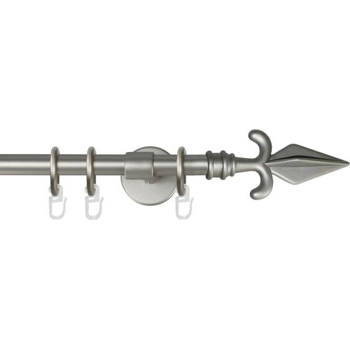 9002777284189 - Gardinenstange GARESA RUSTIKA Gardinenstangen Gr L 420 cm Ø 16 mm 1 läufig silberfarben (mattchromfarben) Kinder Gardinenstangen für rustikale Vorhanggarnitur verlängerbar m Ringe Endknopf Pfeil 9002777284189 - Gardinenstange GARESA RUSTIKA Gardinenstangen Gr L 420 cm Ø 16 mm 1 läufig silberfarben (mattchromfarben) Kinder Gardinenstangen für rustikale Vorhanggarnitur verlängerbar m Ringe Endknopf Pfeil