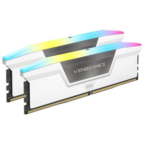 0840006674900 - Vengeance RGB DDR5-6000 - 32GB - CL36 - Dual Channel (2 Stück) - Unterstützt Intel XMP - Weiß mit RGB 0840006674900 - Vengeance RGB DDR5-6000 - 32GB - CL36 - Dual Channel (2 Stück) - Unterstützt Intel XMP - Weiß mit RGB