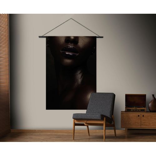 5011583537482 - Wandbild ART FOR THE HOME Elegante Frau bunt (mehrfarbig) Bilder B H T 100cm x 150cm x 2cm quadratisch Polyester Wandteppich XL B100cm H150cm T2cm