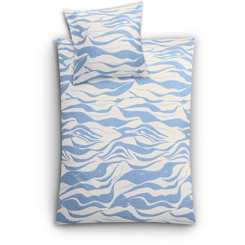 4004478352582 - Bettwäsche KLEINE WOLKE Onda Gr B L 135 cm x 200 cm B L 80 cm x 80 cm Mako-Satin blau (mare) Bettwäsche 135x200 cm mit Wellenmotiv 4004478352582 - Bettwäsche KLEINE WOLKE Onda Gr B L 135 cm x 200 cm B L 80 cm x 80 cm Mako-Satin blau (mare) Bettwäsche 135x200 cm mit Wellenmotiv