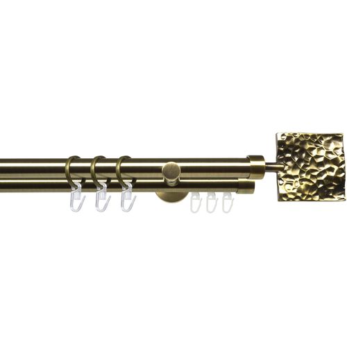4016318377440 - Gardinenstange Stilgarnitur 20 mm Blues Johnny Gardinenstangen Gr L 120 cm Ø 2 mm 1 St 2 läufig grau (messingfarben) Gardinenstangen Wandmontage Gardinenstange Komplett 4016318377440 - Gardinenstange Stilgarnitur 20 mm Blues Johnny Gardinenstangen Gr L 120 cm Ø 2 mm 1 St 2 läufig grau (messingfarben) Gardinenstangen Wandmontage Gardinenstange Komplett