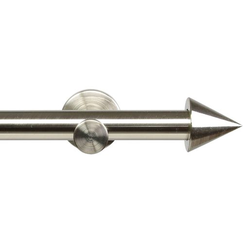 4016318191619 - Gardinenstange Stilgarnitur Komplettgarnitur - Modern line 16 mm Kegel 200 cm edelstahl-optik 4016318191619 - Gardinenstange Stilgarnitur Komplettgarnitur - Modern line 16 mm Kegel 200 cm edelstahl-optik