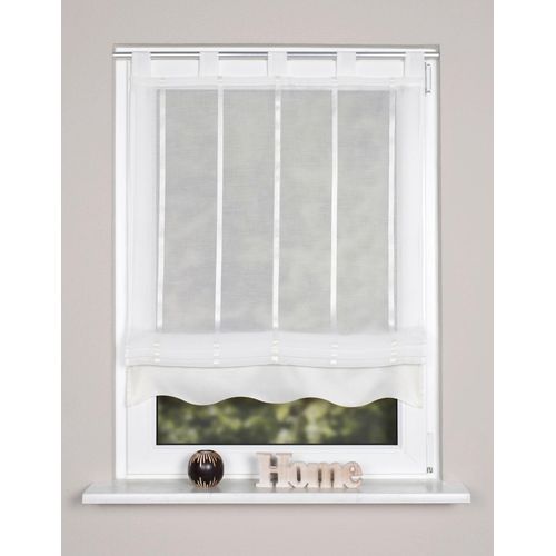 4056751287074 - Raffrollo HOME WOHNIDEEN KATHY Raffrollos Gr 140 cm einseitig verschiebbar Schlaufen 140 cm beige (naturfarben) 4056751287074 - Raffrollo HOME WOHNIDEEN KATHY Raffrollos Gr 140 cm einseitig verschiebbar Schlaufen 140 cm beige (naturfarben)