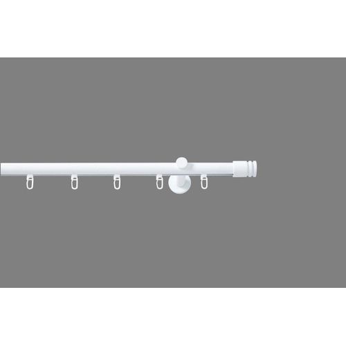 4015161079136 - Innenlaufschiene Mira Gardinenstangen Gr L 240 cm Ø 20 mm 1 läufig weiß Gardinenschienen