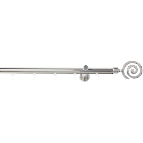4015161081443 - Innenlaufschiene Espiral Gardinenstangen Gr L 240 cm Ø 20 mm 1 läufig silberfarben (edelstahlfarben) Gardinenschienen 4015161081443 - Innenlaufschiene Espiral Gardinenstangen Gr L 240 cm Ø 20 mm 1 läufig silberfarben (edelstahlfarben) Gardinenschienen