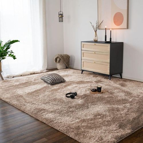 4058166280831 - Hochflor Teppich sofi Farbe Braun Größe 110 x 60 cm Teppich Hochflorteppich Flor Wohnzimmer - Home Deluxe