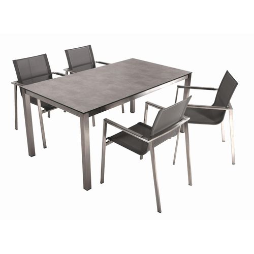 4041908125255 - Sitzgruppe Sienna grau silber Kunststoff Metall 5-teilig 4041908125255 Garden Pleasure 4041908125255 - Sitzgruppe Sienna grau silber Kunststoff Metall 5-teilig 4041908125255 Garden Pleasure
