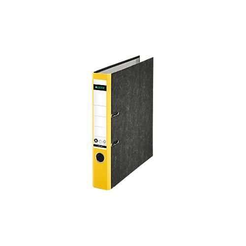 4002432489749 - Ordner LEITZ® 1050 DIN A4 Rückenbreite 52 mm Griffloch geklebtes Rückenschild klimaneutral Hartpappe 20 Stück gelb 4002432489749 - Ordner LEITZ® 1050 DIN A4 Rückenbreite 52 mm Griffloch geklebtes Rückenschild klimaneutral Hartpappe 20 Stück gelb
