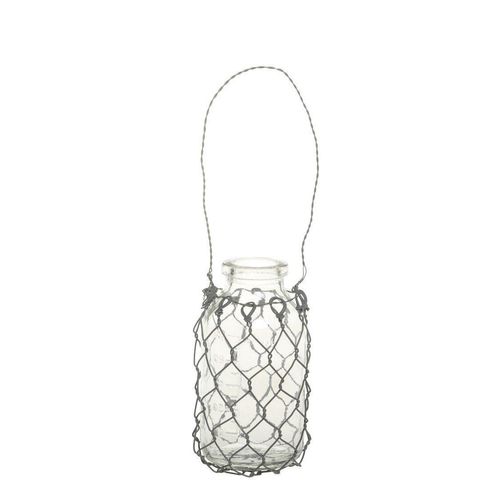 5712750356157 - Chic Antique Fil de fer Windlicht aus Glas Höhe 7 ∅ 4 cm 5712750356157 - Chic Antique Fil de fer Windlicht aus Glas Höhe 7 ∅ 4 cm