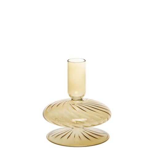 5712750358328 - Chic Antique Kerzenständer in Bernsteinfarben Höhe 115 ∅ 9 cm 5712750358328 - Chic Antique Kerzenständer in Bernsteinfarben Höhe 115 ∅ 9 cm