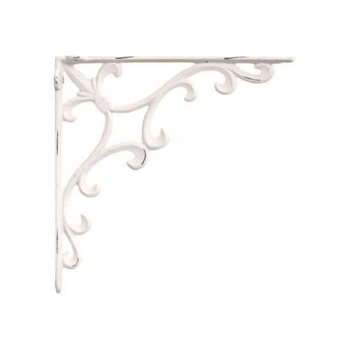 5712750313402 - Chic Antique Regalträger mit französischer Lilie 25 x 4 x 25 cm antique creme