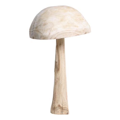 5712750375189 - Chic Antique Pilz Aufsteller für Herbst & Weihnachtsdeko H40 Ø30 cm natur