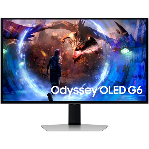 8806095503158 - G (A bis G) SAMSUNG Gaming-Monitor S27DG600SU Monitore silberfarben (silber)