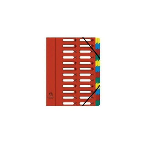 3130630552451 - - Ordnungsmappe Harmonika® din A4 225g m² Colorspankarton Farbe rot Farbe des Fächerblocks mehrfarbig 24 Fächer 3130630552451 - - Ordnungsmappe Harmonika® din A4 225g m² Colorspankarton Farbe rot Farbe des Fächerblocks mehrfarbig 24 Fächer