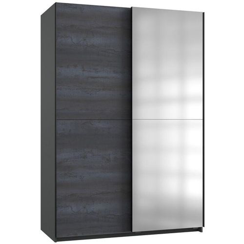 4038061000857 - Calicosy - Kleiderschrank mit 2 Schiebetüren davon 1 Spiegel - L135 cm