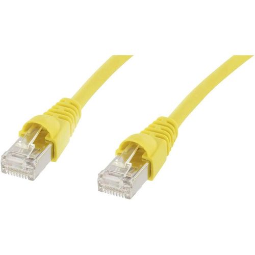 4018359286491 - Banyo - Telegärtner 100007977 RJ45 Netzwerkkabel Patchkabel cat 6a s ftp 100 m Gelb Flammwidrig mit Rastn