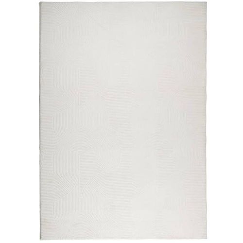 8721012230415 - Bonnevie - Teppich iza Kurzflor Skandinavischer Look Creme 120x170 cm vidaXL930159