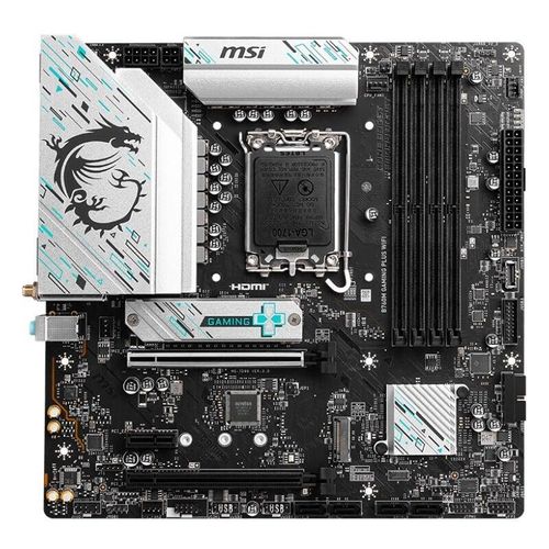 4711377154017 - B760M GAMING PLUS WIFI - motherboard - micro ATX - LGA1700 Socket - B760 Mainboard - Intel B760 - Intel LGA1700 socket - DDR5 RAM - Micro-ATX