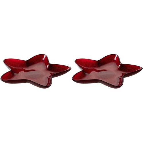 4045037237650 - LEONARDO Dekoschale »Palazzo 29 cm 2 Stück Rot« (2 St)