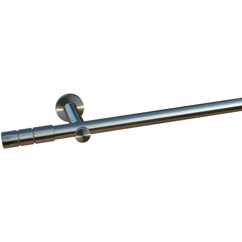 4042627326732 - Gardinenstange INDEKO Hamburg Gardinenstangen Gr L 100 cm Ø 20 mm 1 läufig silberfarben (edelstahlfarben) Kinder Gardinenstangen für edelstahlfarben 4042627326732 - Gardinenstange INDEKO Hamburg Gardinenstangen Gr L 100 cm Ø 20 mm 1 läufig silberfarben (edelstahlfarben) Kinder Gardinenstangen für edelstahlfarben