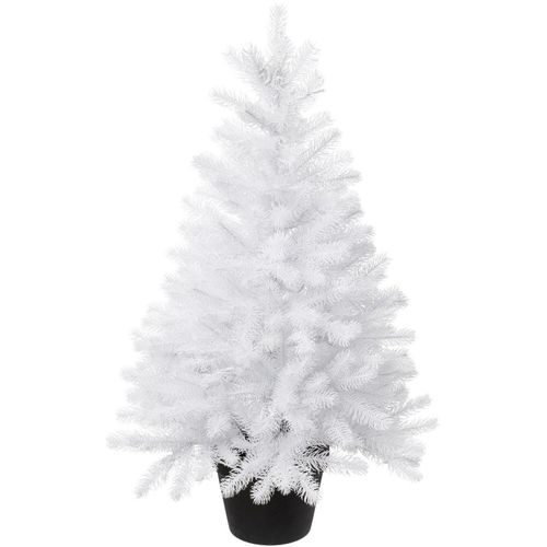 4003529921258 - Künstlicher Weihnachtsbaum CREATIV DECO Weihnachtsdeko künstlicher Christbaum Tannenbaum Weihnachtsbäume Gr Höhe 90 cm weiß Weihnachtsbaum Weihnachtsdekoration Kunstweihnachtsbäume Künstliche Weihnachtsbäume im Topf