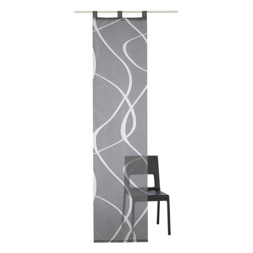 4006470437540 - Schiebegardine NEUTEX FOR YOU Rumbek Gr 5 grau (anthrazit) B57cm H265cm Scherli Polyester Gardinen inkl Beschwerungsstange