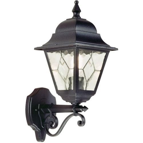 5024005414803 - Elstead Lighting NR1-BLK Wandleuchte Norfolk 1xE27 100W Druckguss-Aluminium schwarz Glas H45cm B184cm dimmbar 5024005414803 - Elstead Lighting NR1-BLK Wandleuchte Norfolk 1xE27 100W Druckguss-Aluminium schwarz Glas H45cm B184cm dimmbar