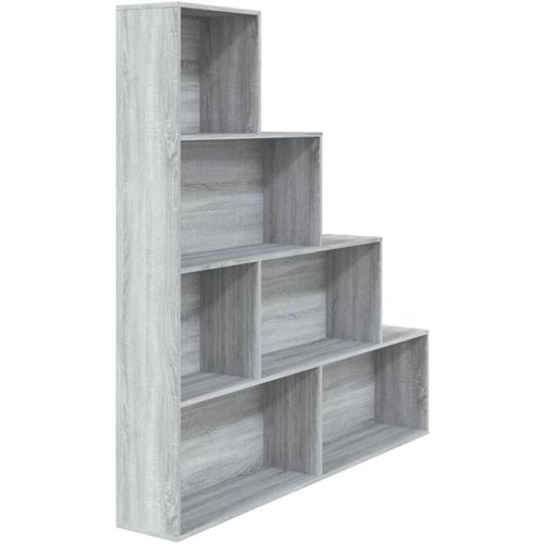 8720286954102 - Bonnevie - BücherregalStandregal Grau Sonoma 155x24x160 cm vidaXL 8720286954102 - Bonnevie - BücherregalStandregal Grau Sonoma 155x24x160 cm vidaXL
