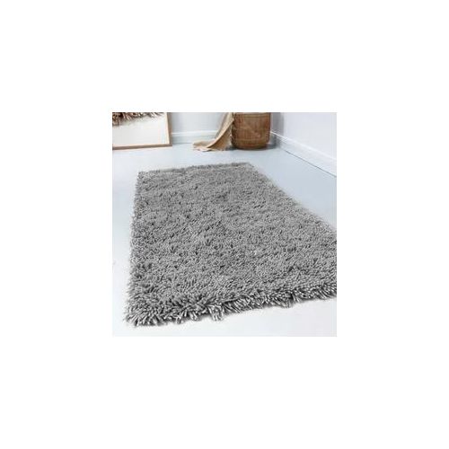 4057651342924 - Wollteppich ESPRIT Seattle Shag grau (hellgrau) B200cm H5mm L300cm Wolle Teppiche modern flauschig aus Schurwolle pflegeleicht Wohn- Schlafzimmer