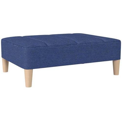 8720286637234 - Bonnevie - FußhockerFußschemel Blau 78x56x32 cm Stoff vidaXL